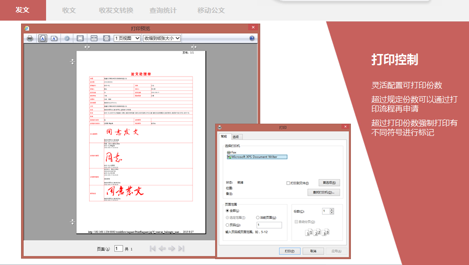 OA發(fā)文管理的功能-操作進行一系列的權(quán)限控制